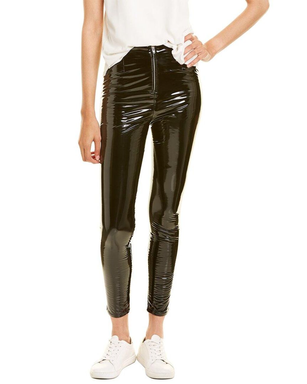 Blank NYC Leather Glossy Leggings in 