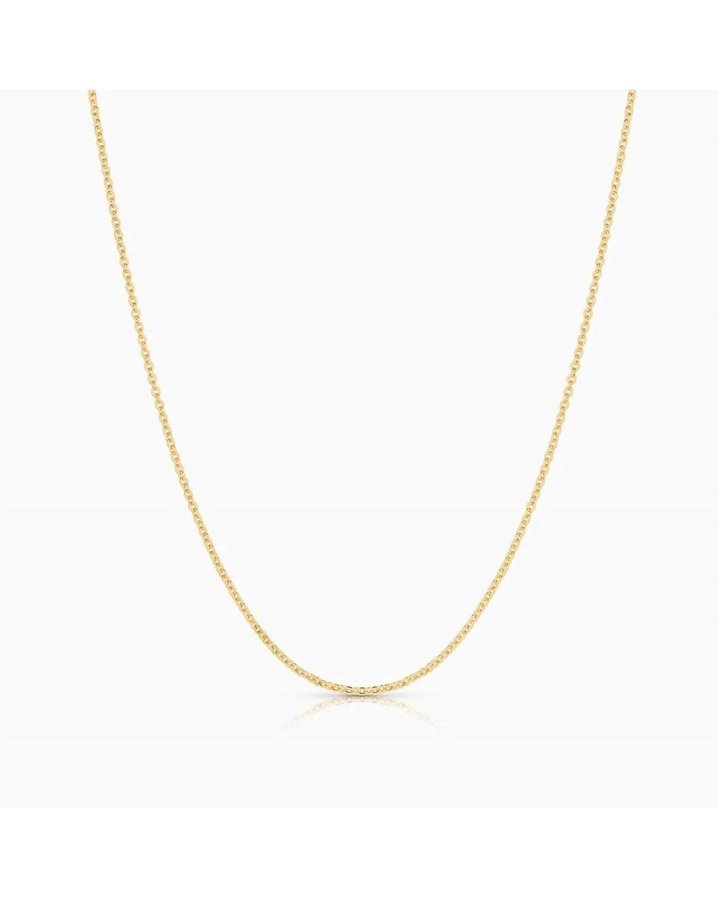 Thatch Metallic Rae Cable Chain Necklace