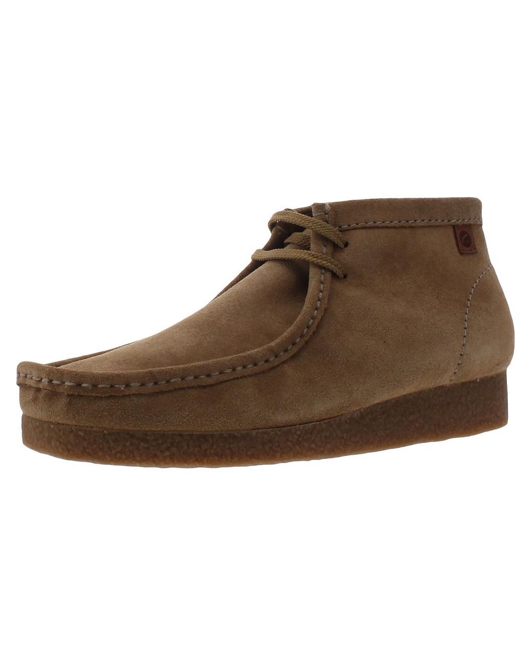 Clarks Shacre Boot Suede Comfort Insole Moccasin Boots in Brown for Men ...