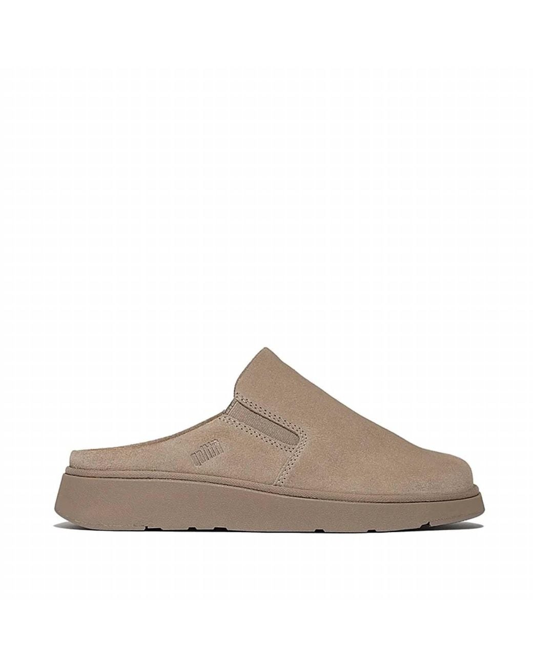 Fitflop Brown Gen-Ff Elasticated Suede Mules