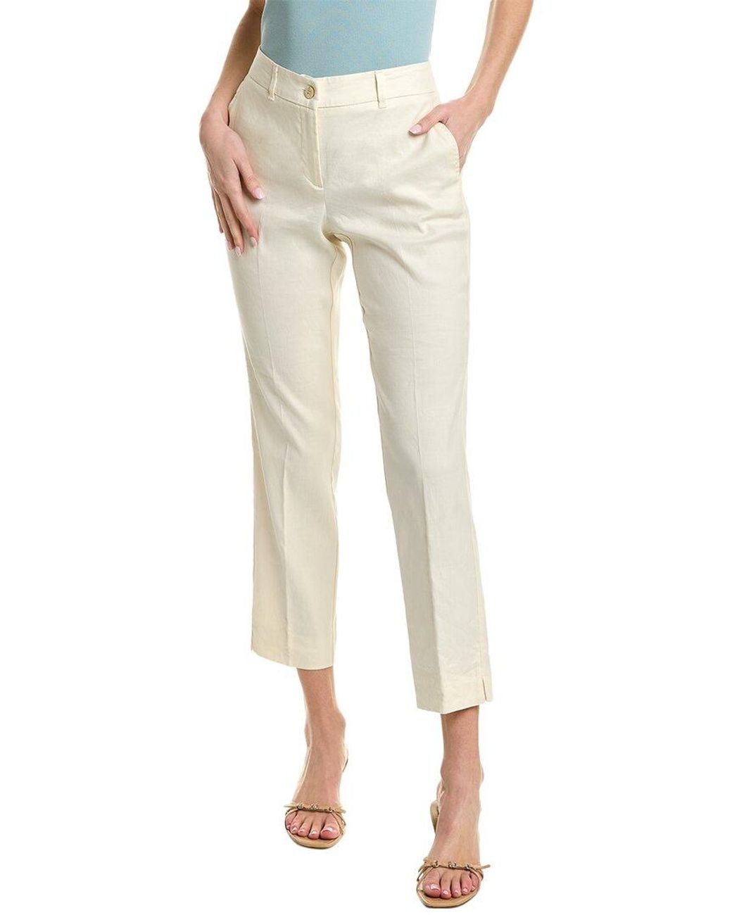 Marella Vermut Linen-blend Trouser in Natural | Lyst