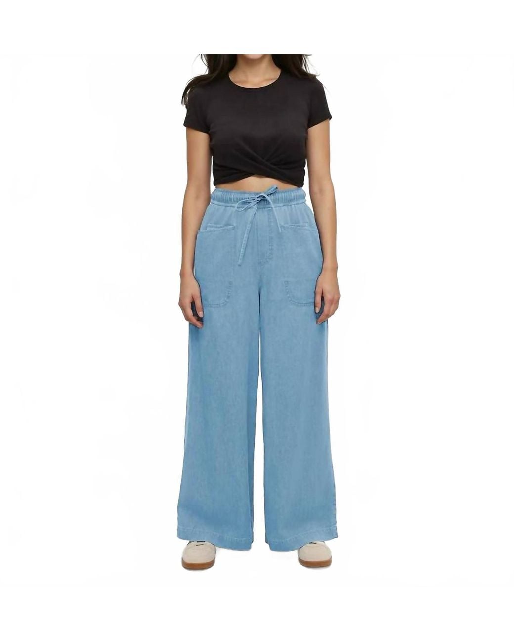 Tentree Blue Crestwood Drawstring Pant
