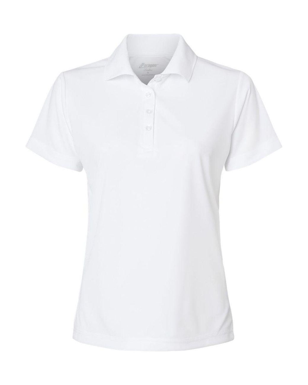 Paragon White Sebring Performance Polo