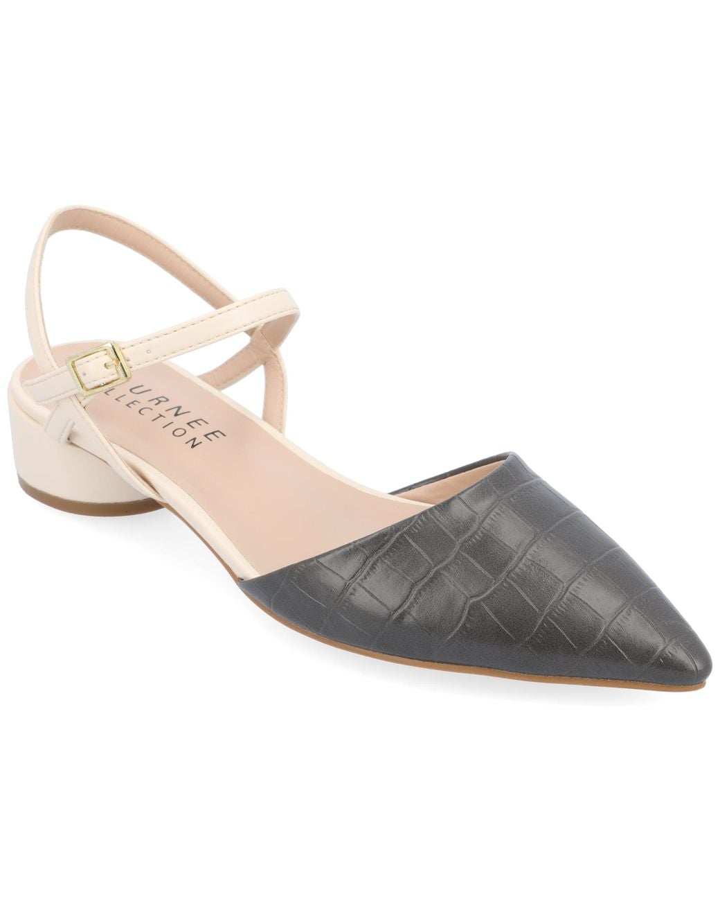 Journee Collection Gray Brynn Pumps