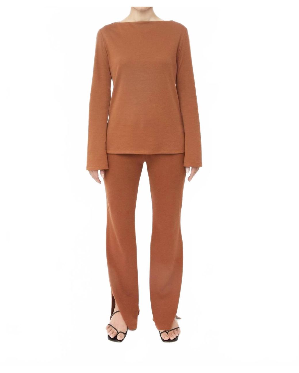 Dāl the Label Orange Knit Sweater