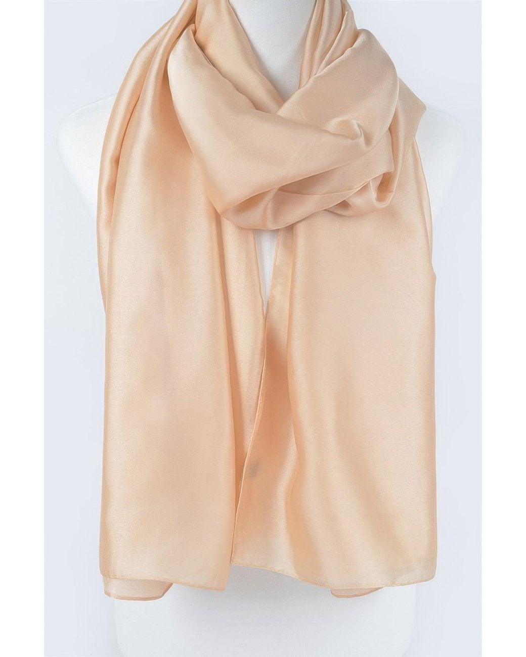 TRUEDAMES Natural Satin Scarf