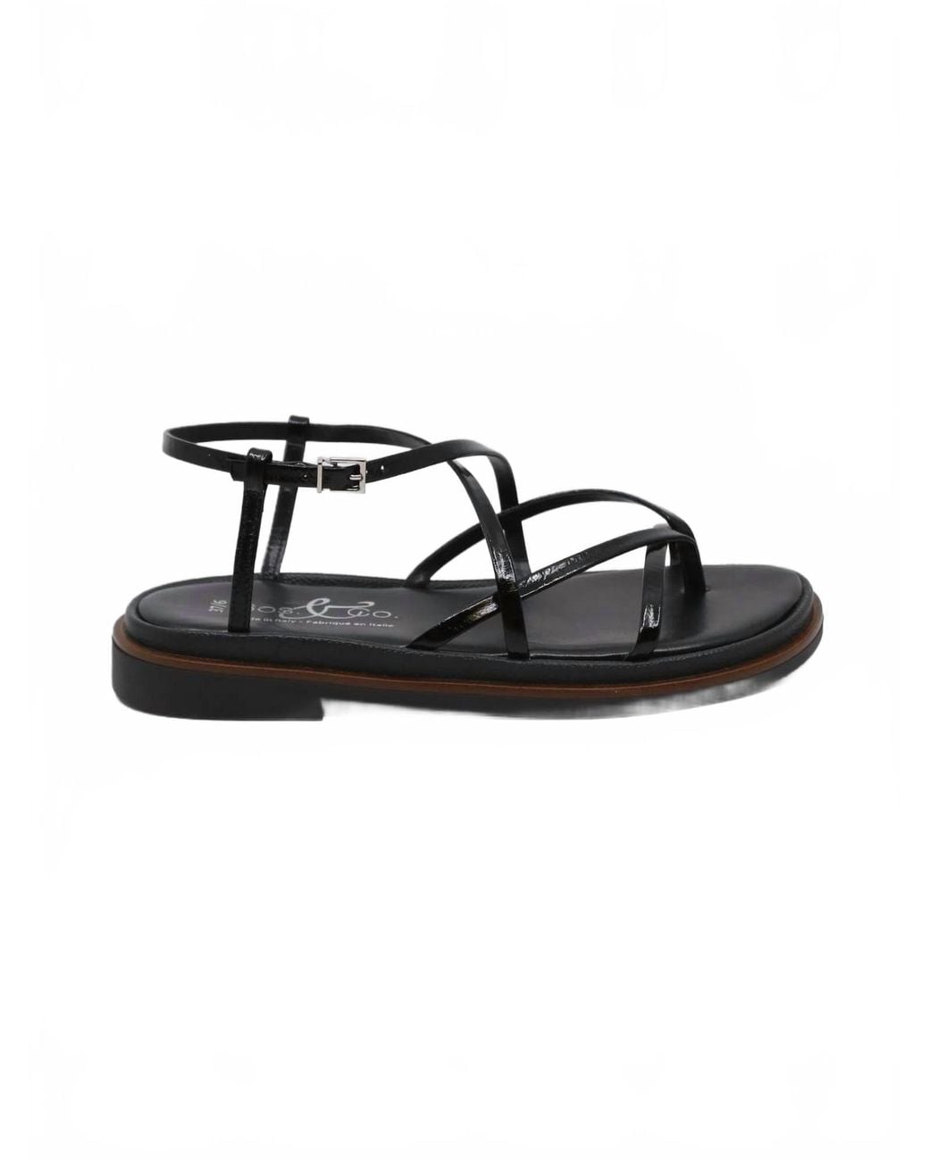 Bos. & Co. Black Cassia Sandals