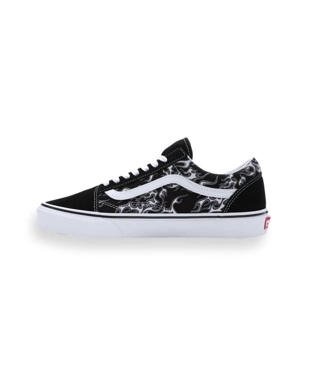 Vans Black Flames Old Skool Sneakers for men