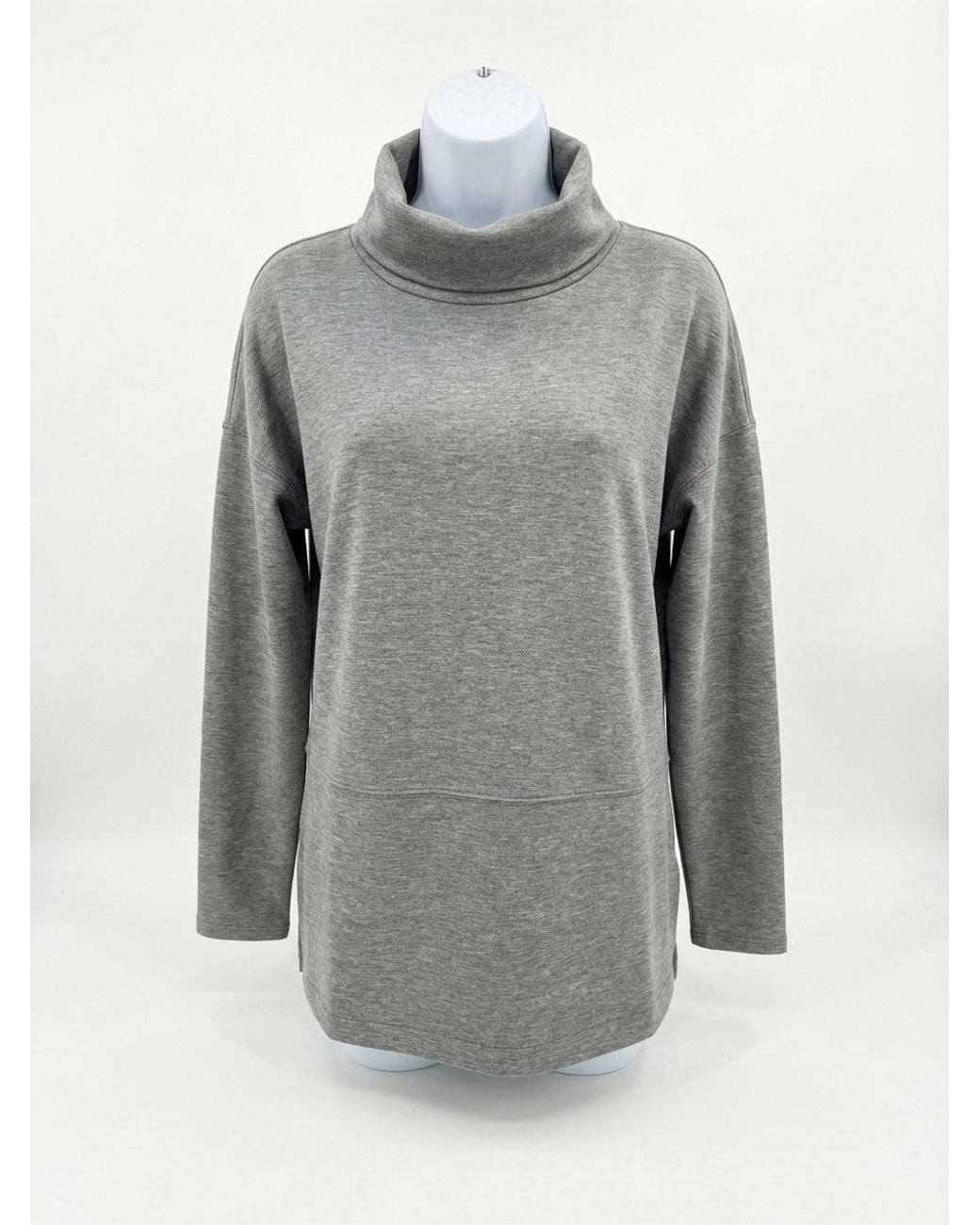 Spanx Gray Airessentials Turtleneck Tunic