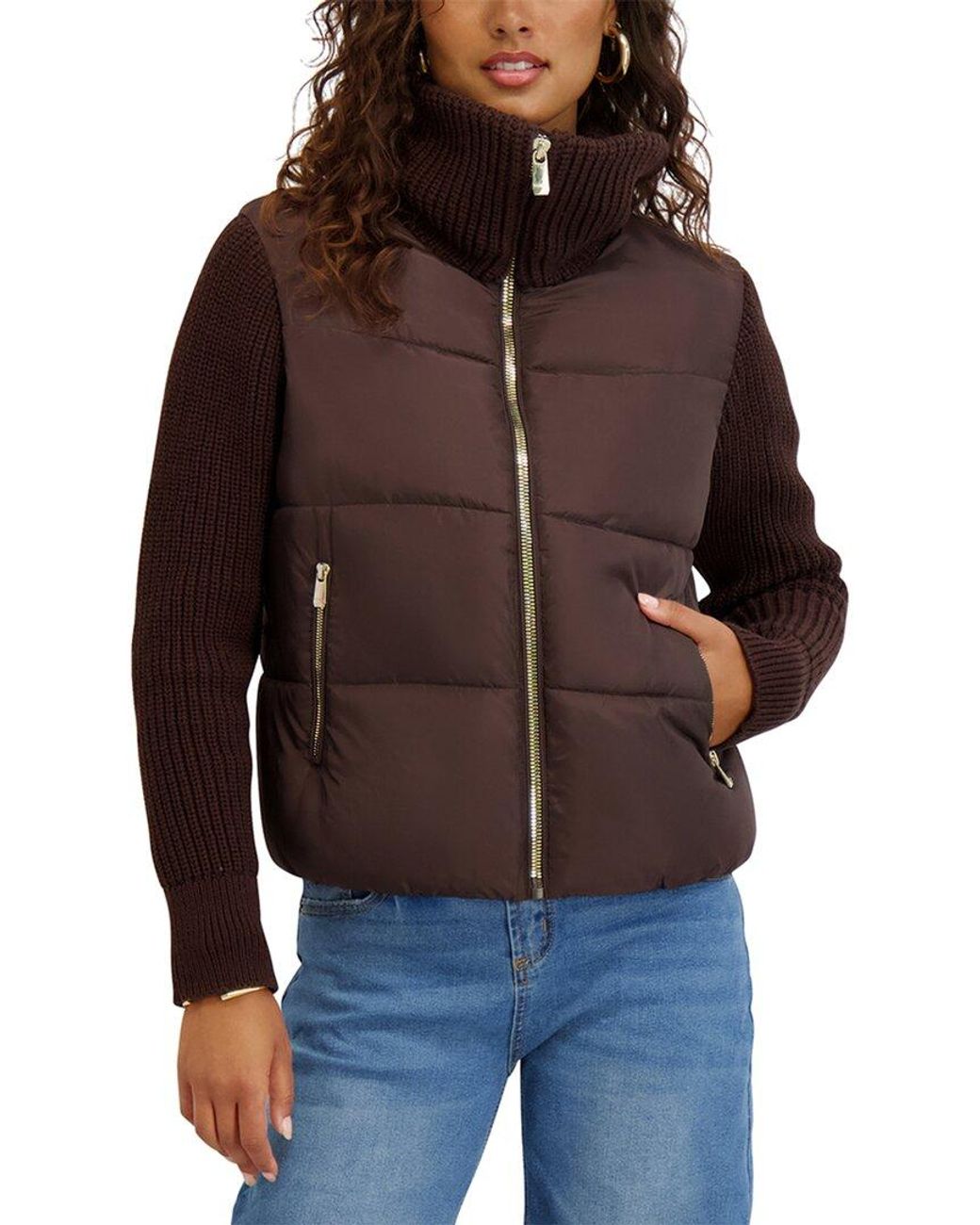 Kensie Brown Cire Jacket