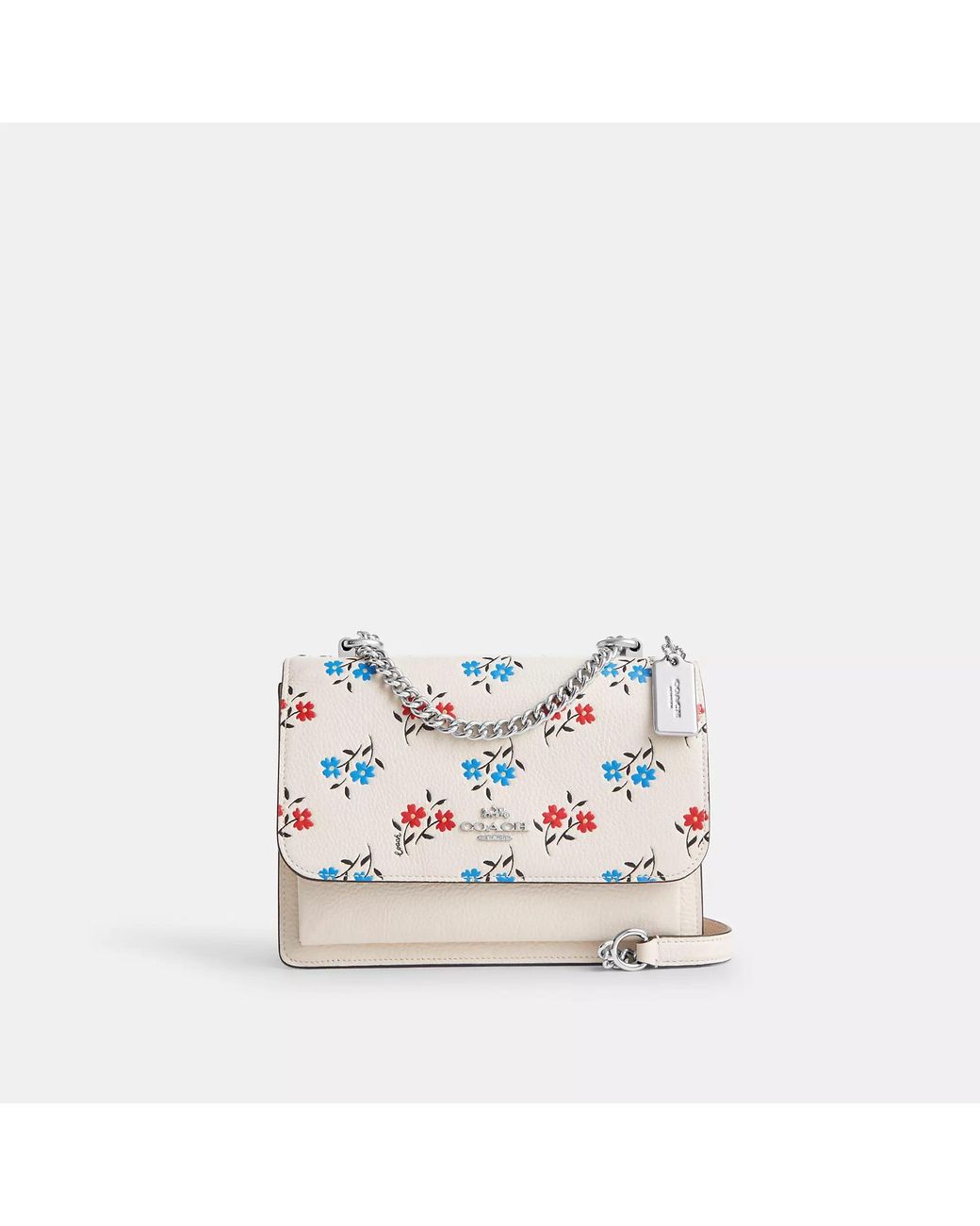 COACH Klare Crossbody Bag With Floral Print in White Lyst