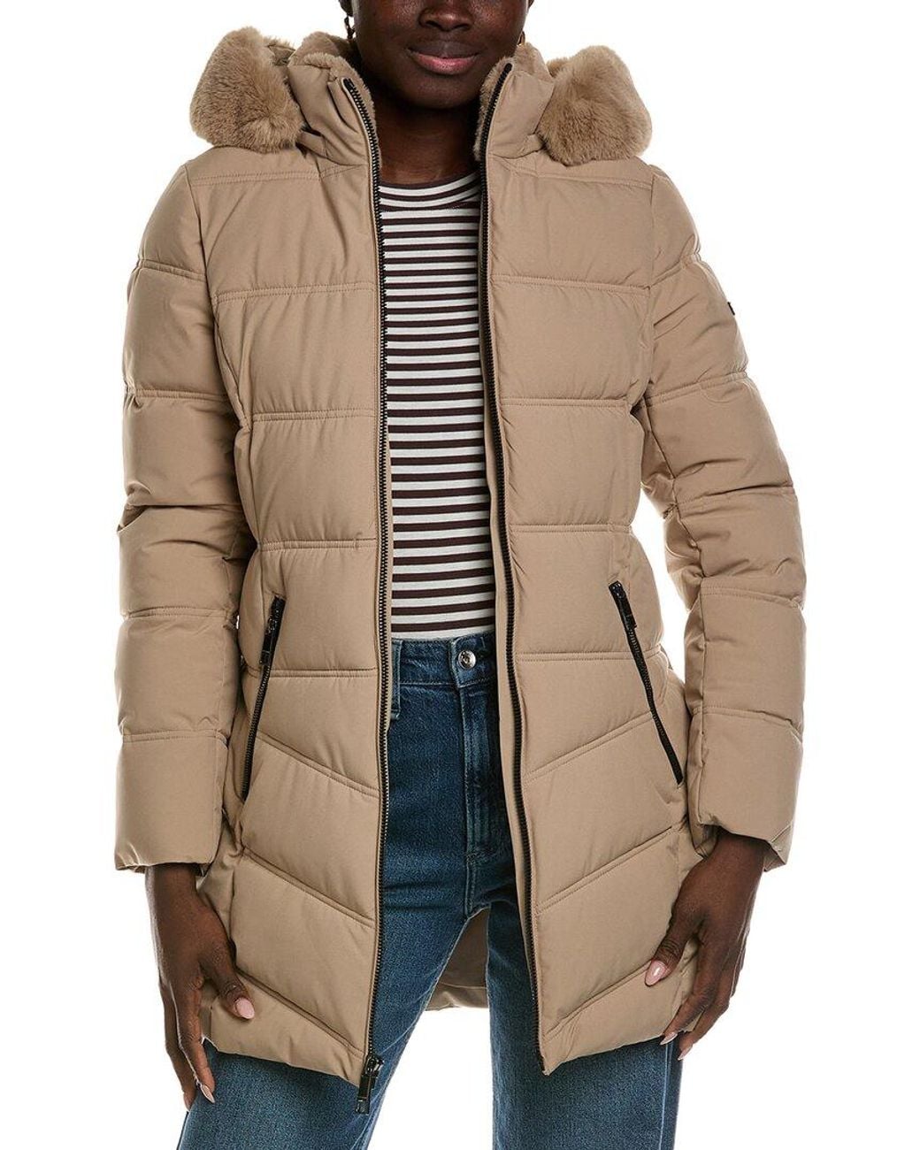 Laundry by Shelli Segal Natural Soft Tech Jacket