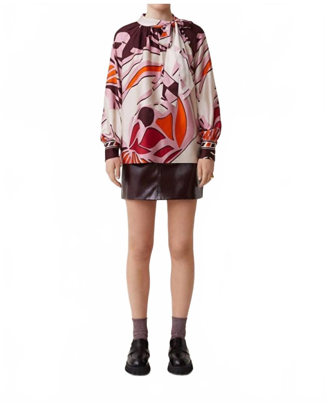 Suncoo Red Lila Blouse