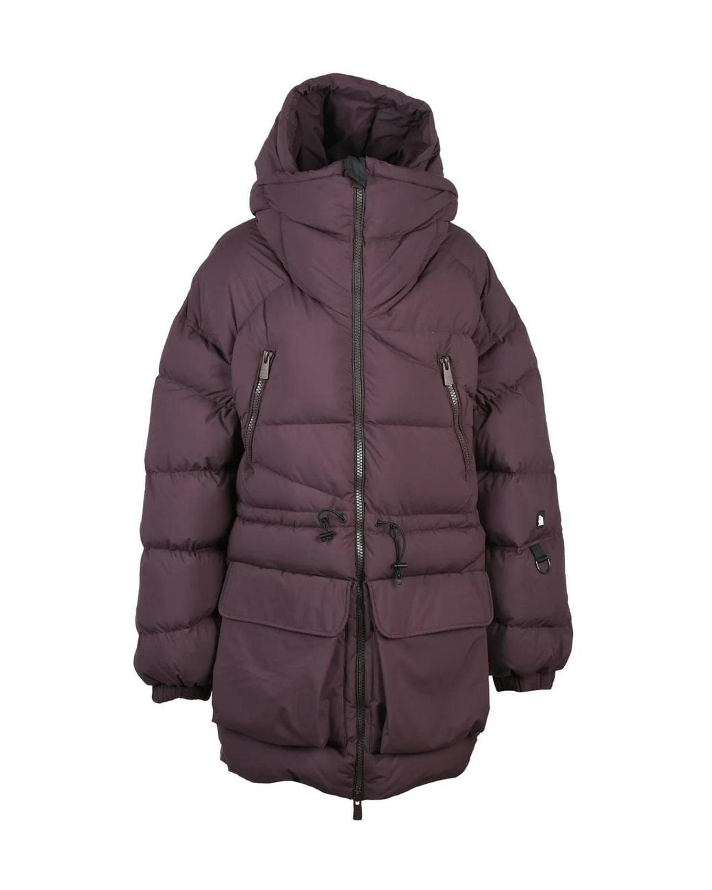 Bacon Purple Deep Polyester Double B Parka Down Jacket