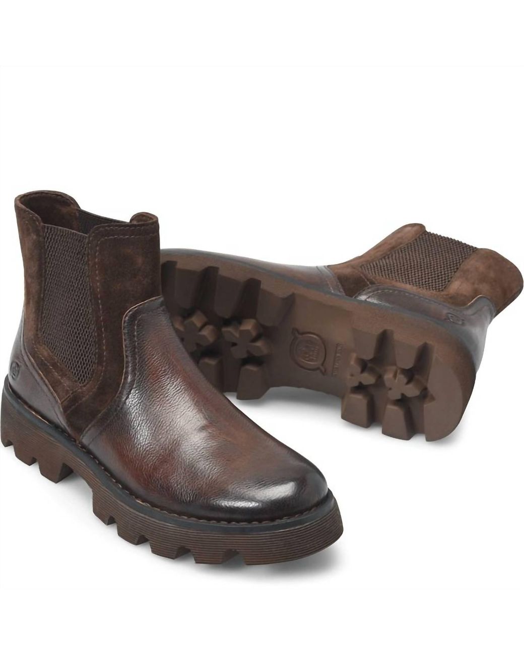 Born Skyway Boots in Brown | Lyst