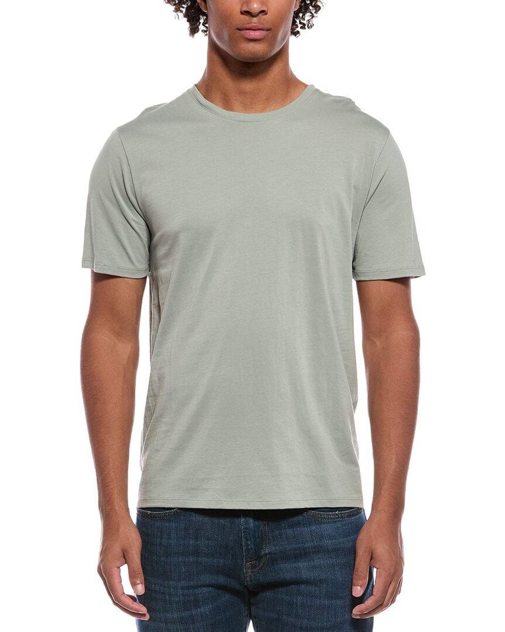 Vince Gray Solid T-Shirt for men