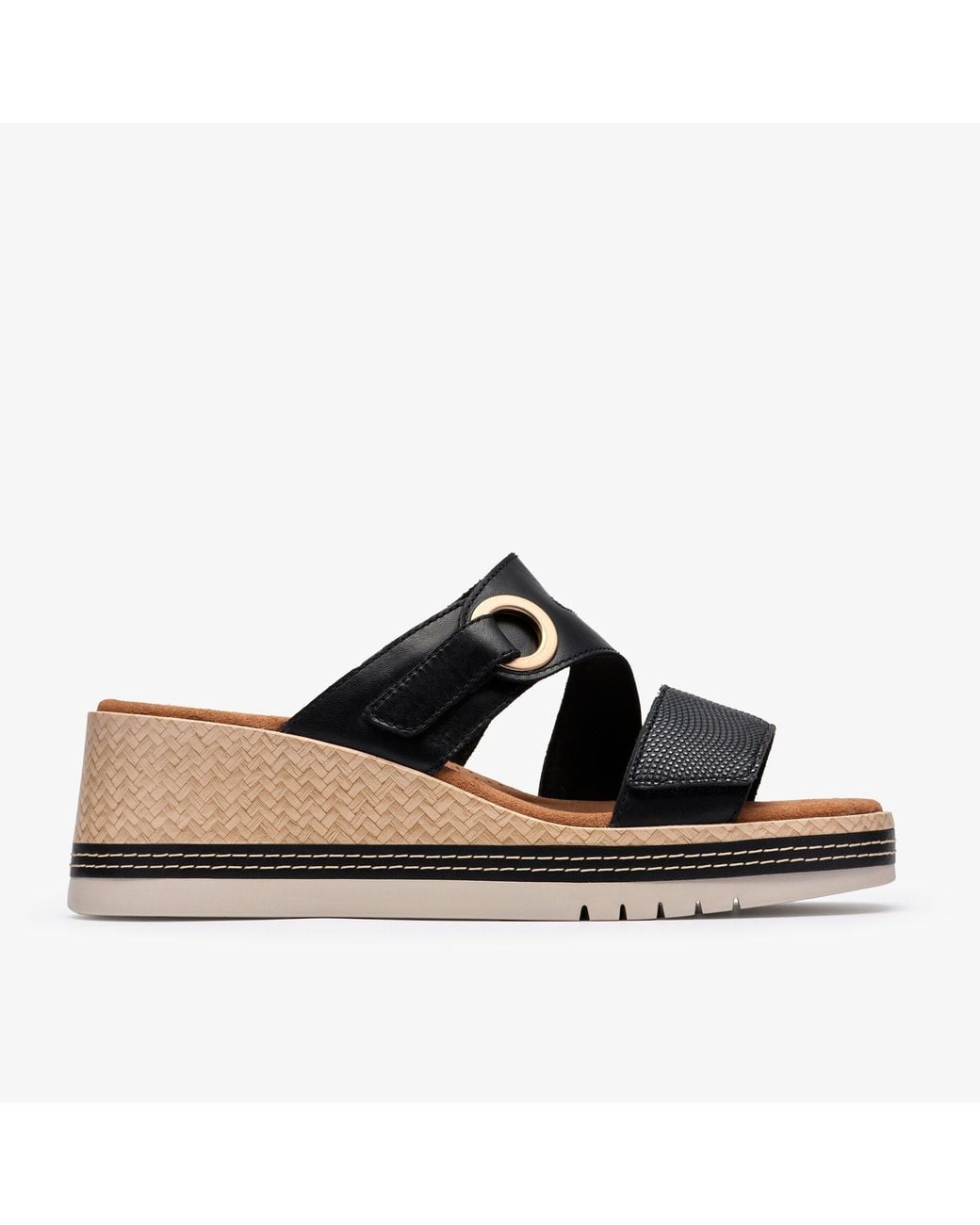 Clarks Black Kidiki Cove Leather