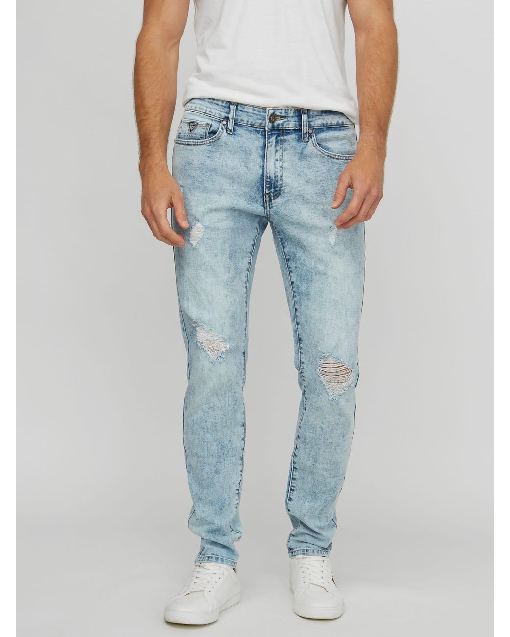 Guess Factory Avalon Modern Skinny Jeans in Blue for Men | Lyst