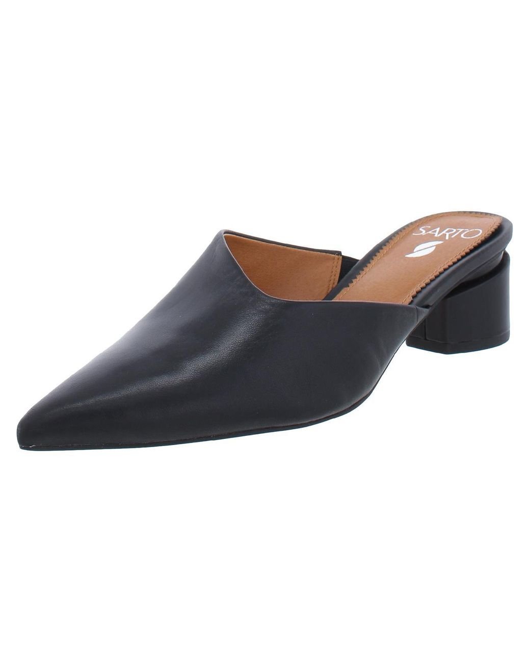 Franco Sarto Visa Padded Insole Slip On Mules in Blue Lyst