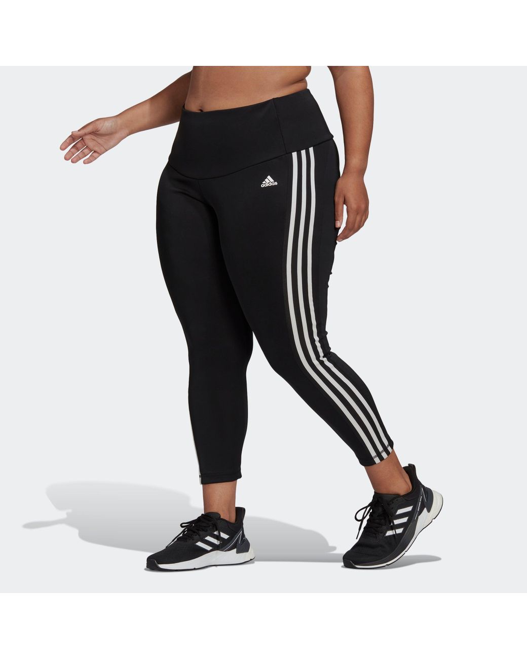 adidas To High-rise Sport Leggings (plus Size) in Black | Lyst