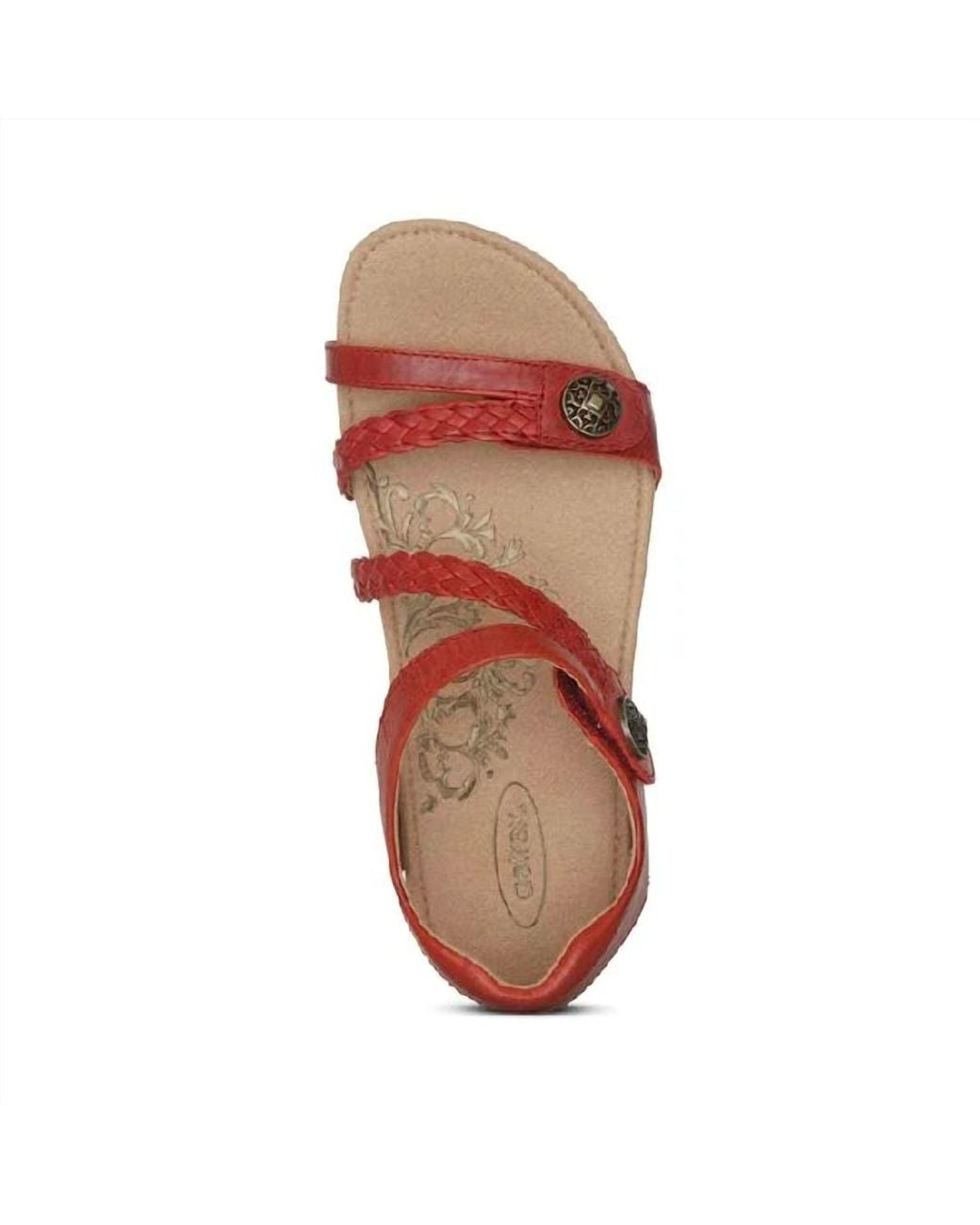 Aetrex Brown Jillian Sandal