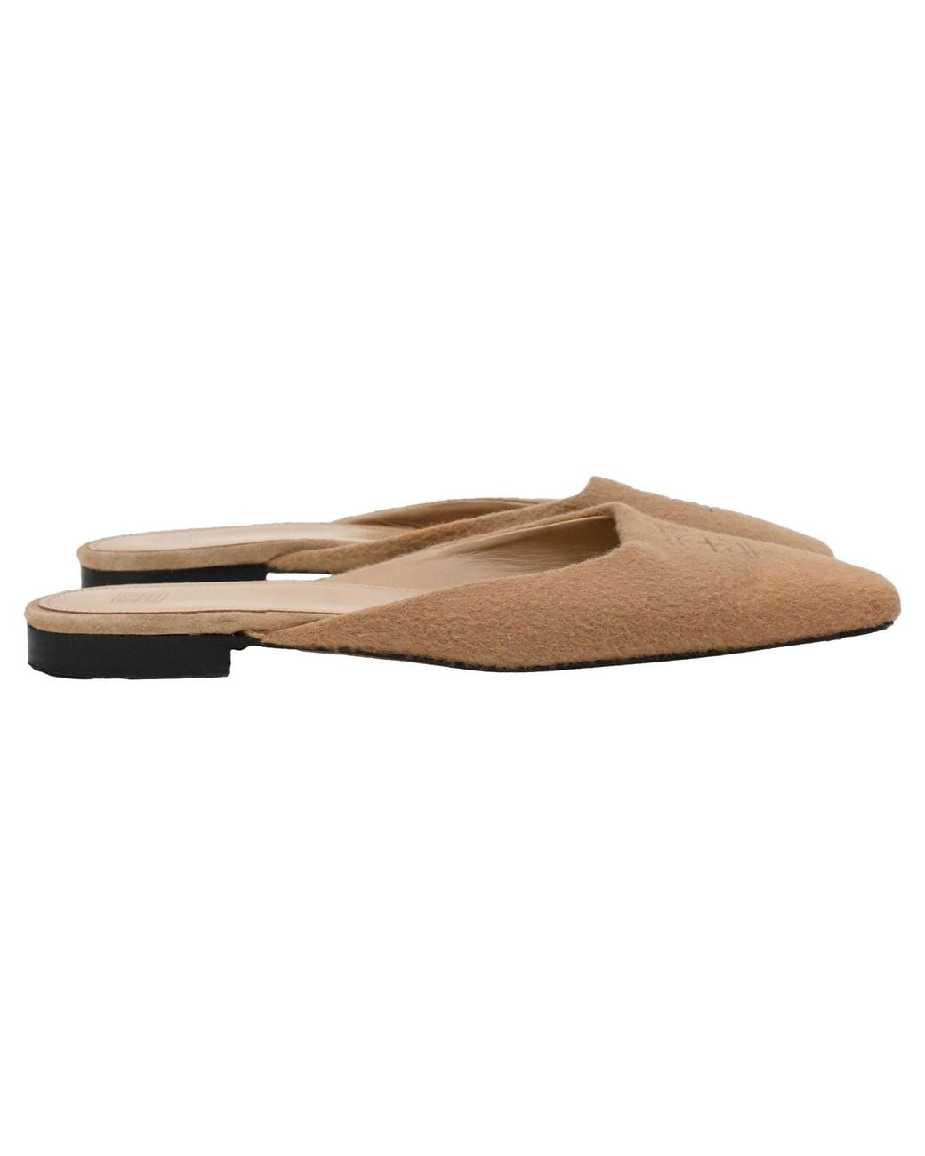 Totême Brown Toteme Flat Mules