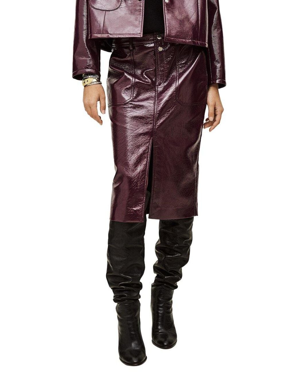 Ba&sh Purple Marylou Skirt