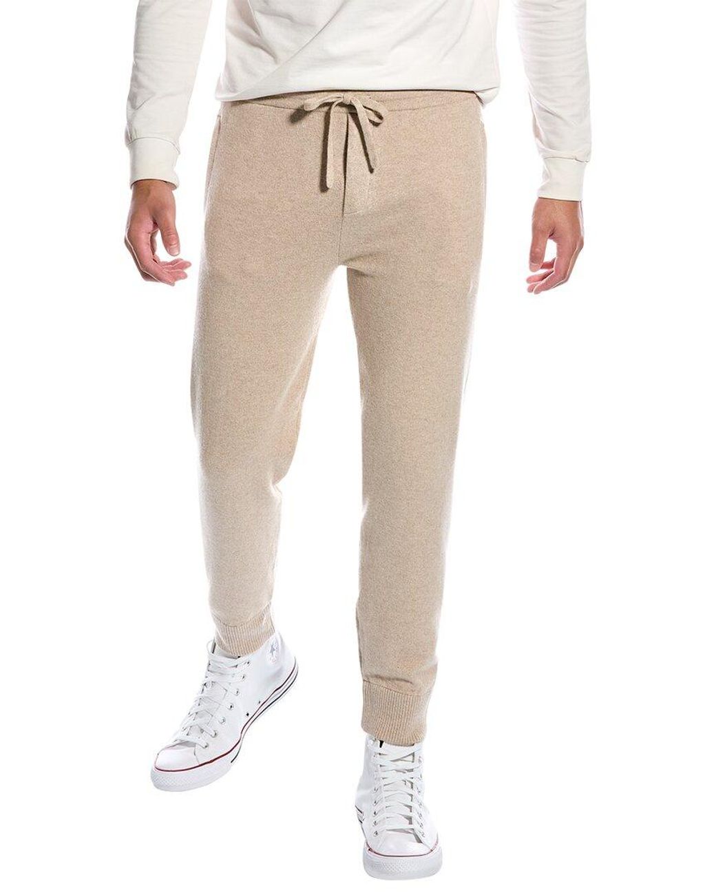 Vince Luxe Wool Cashmere blend Jogger in Natural for Men Lyst