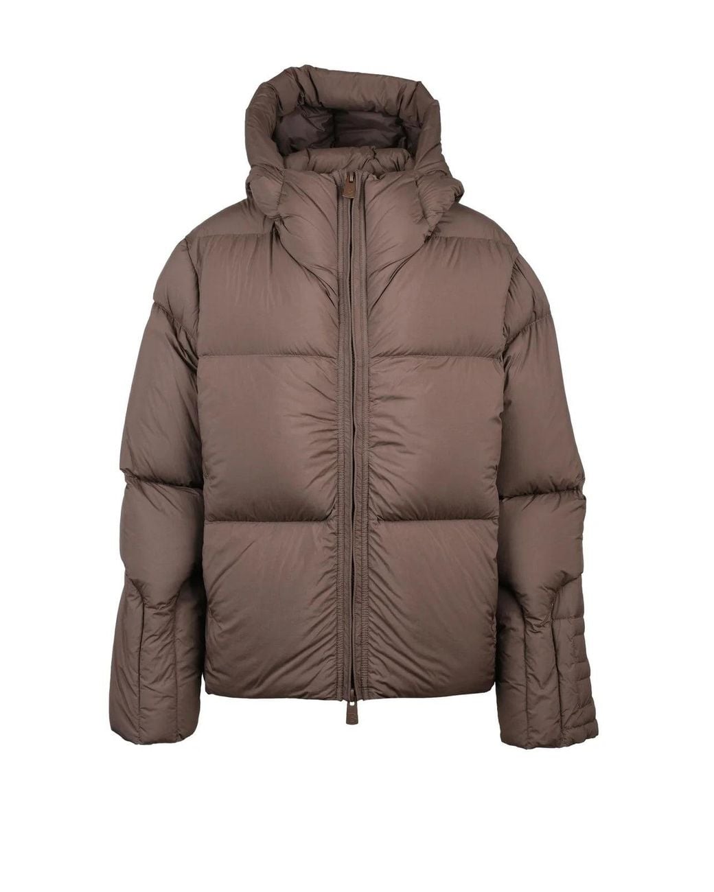 Bacon Brown Polyamide Storm Down Jacket