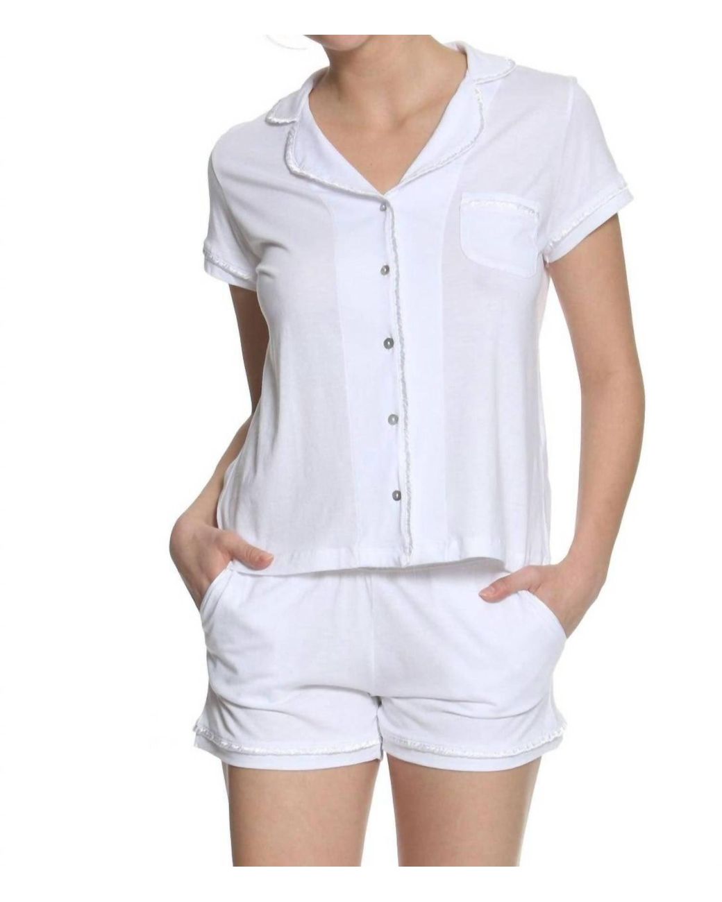 Twelve Eighty Eight Blue Short Pajama Set