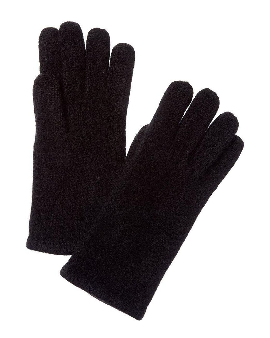 Sofiacashmere Blue Touch Screen Cashmere Glove