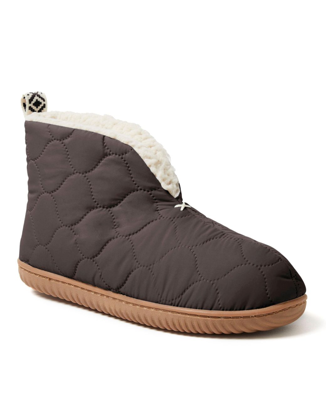 Dearfoams Brown Warm Up Bootie
