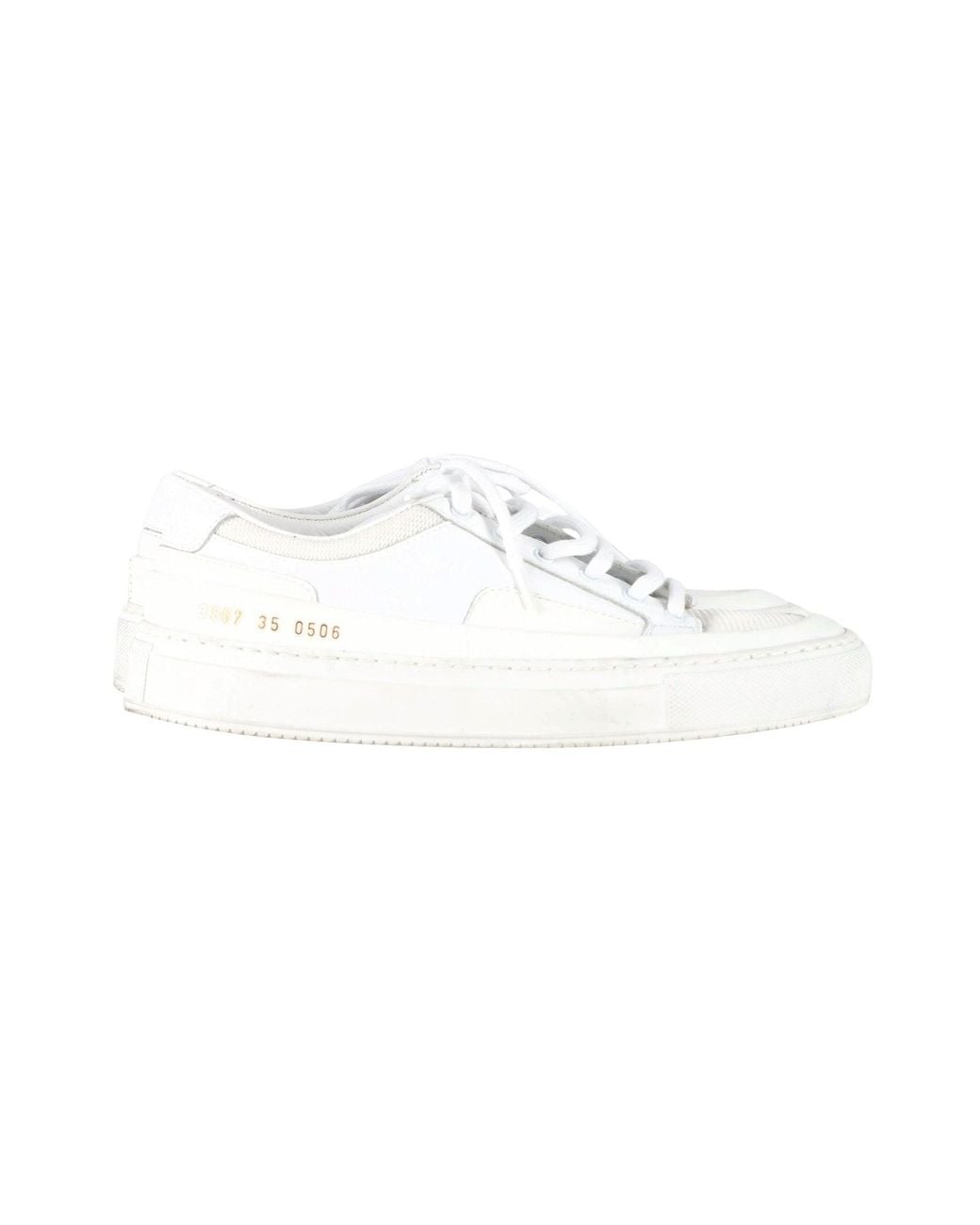 Common Projects White Achilles Super Sneakers