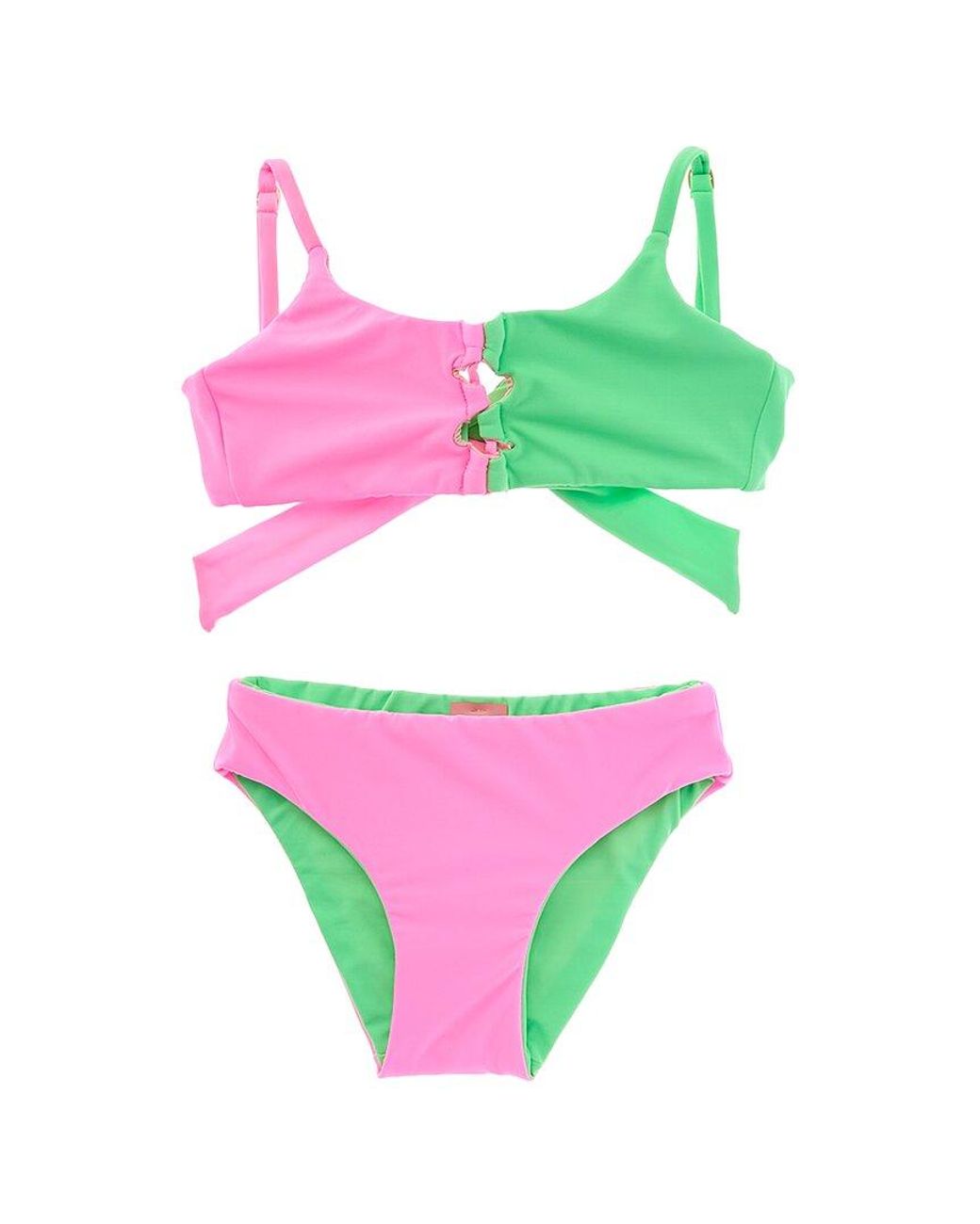 PQ Swim Pink Cammy Loop 2Pc Bikini Set