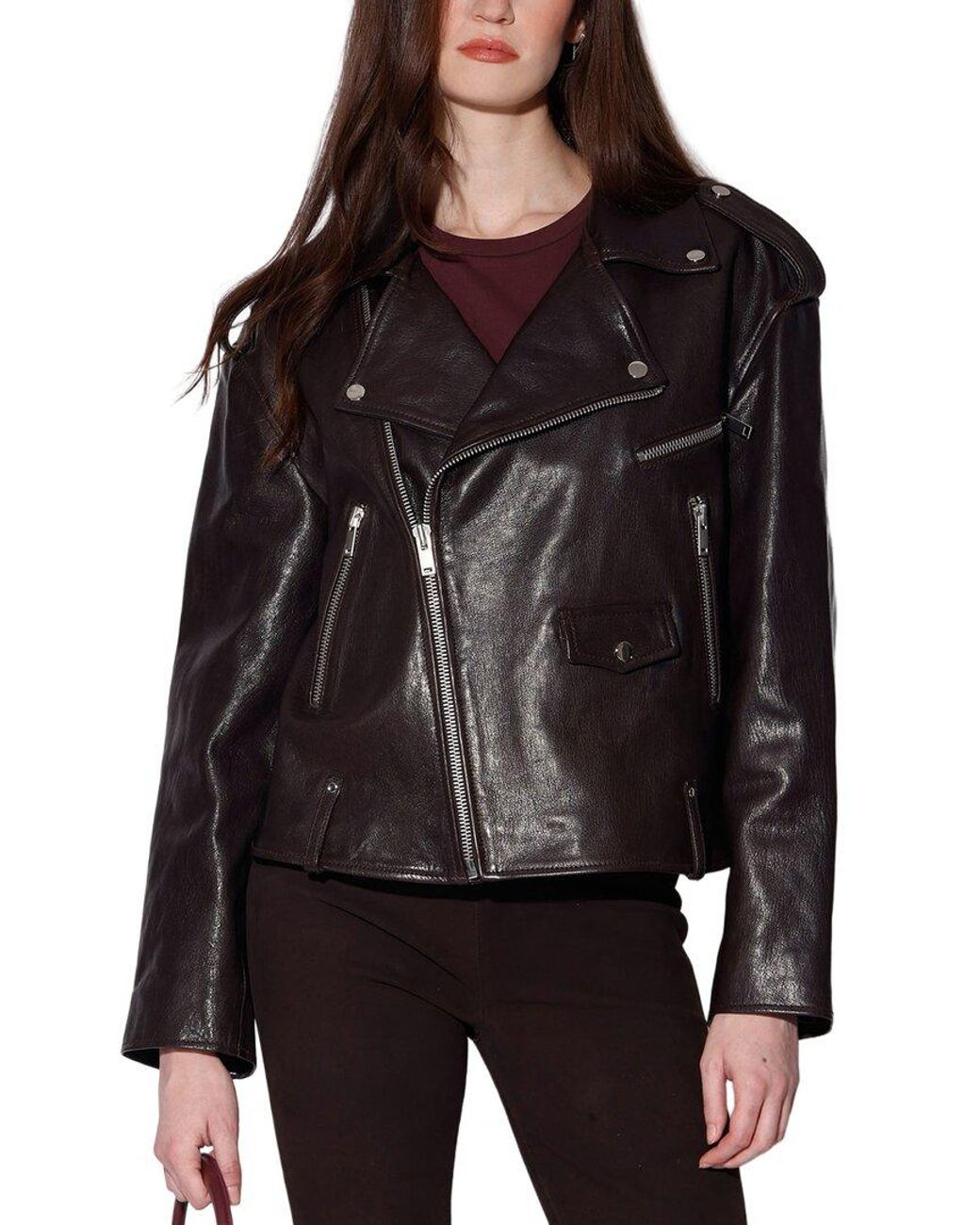 Walter Baker Black Jett Leather Jacket