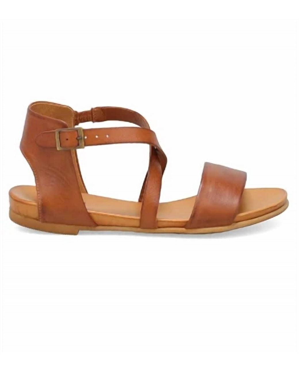 Miz Mooz Brown Aster Open Toe Sandals