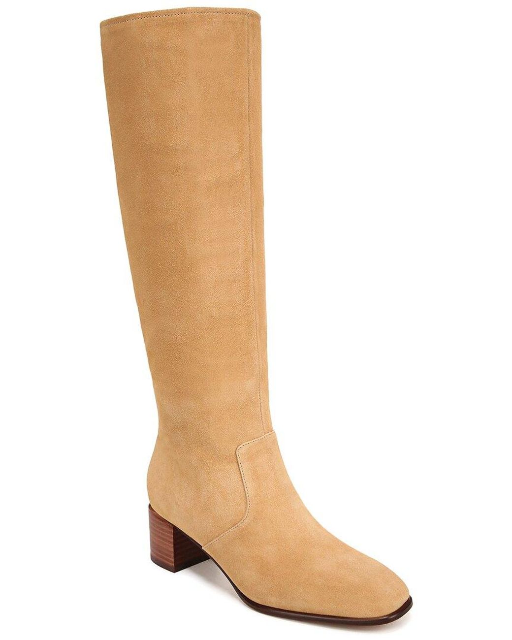 Vince Brown Arabel Tall Suede Boot