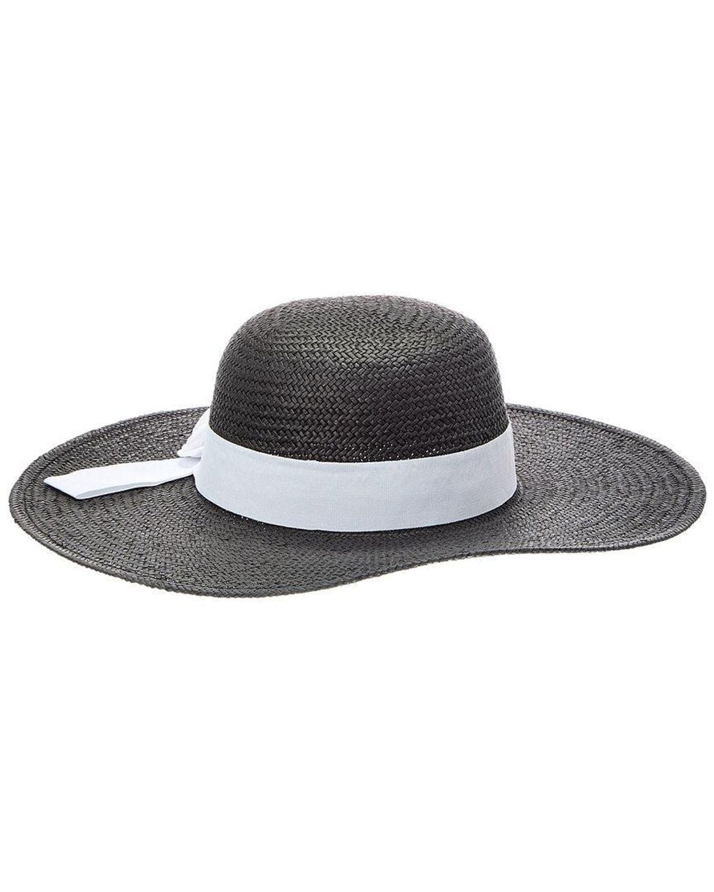 Bruno Magli Black Sun Hat