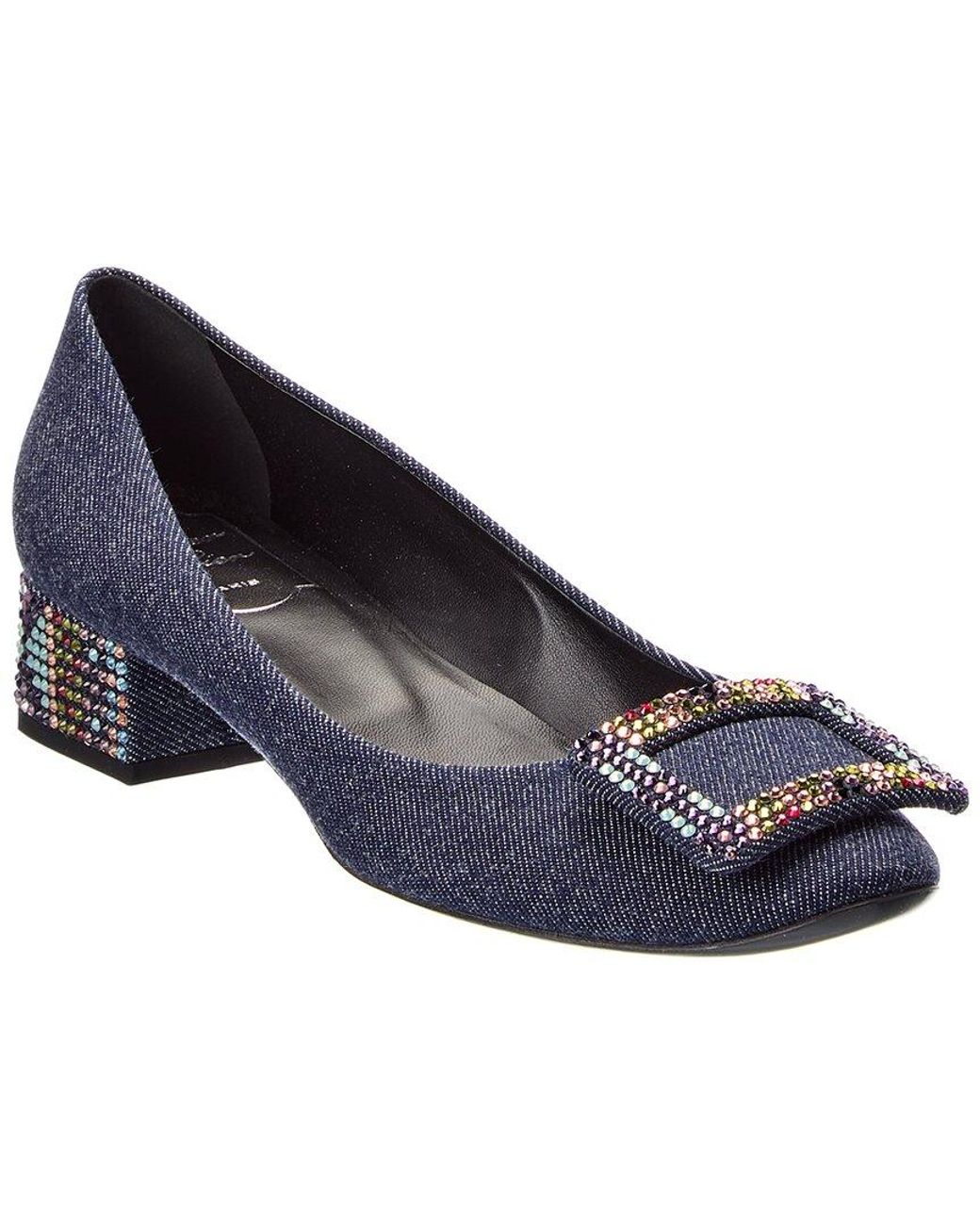Roger Vivier Blue Denim Pump