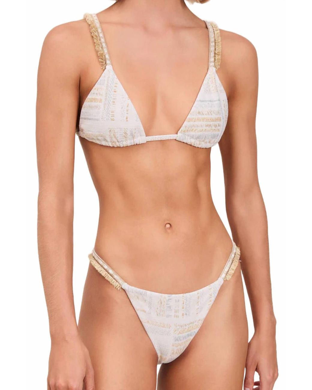 Devon Windsor White Demi Bikini Top