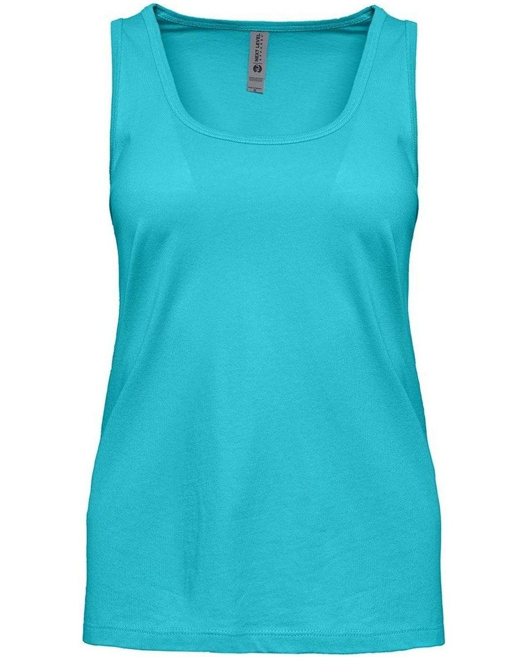 Next Level Blue Cotton Tank