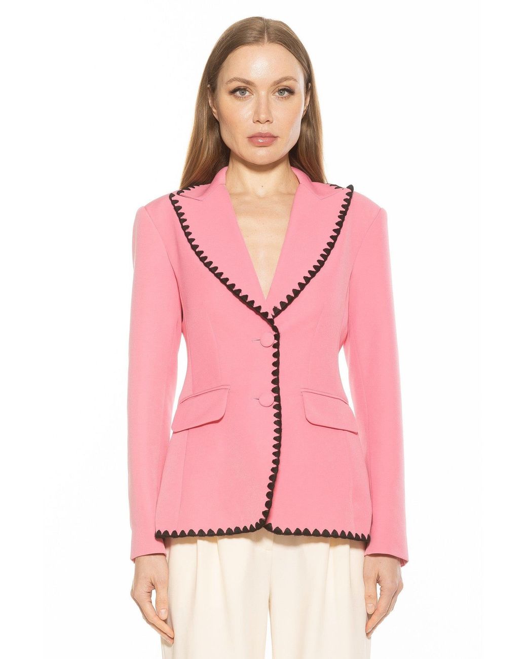 Alexia Admor Pink Jessilyn Blazer