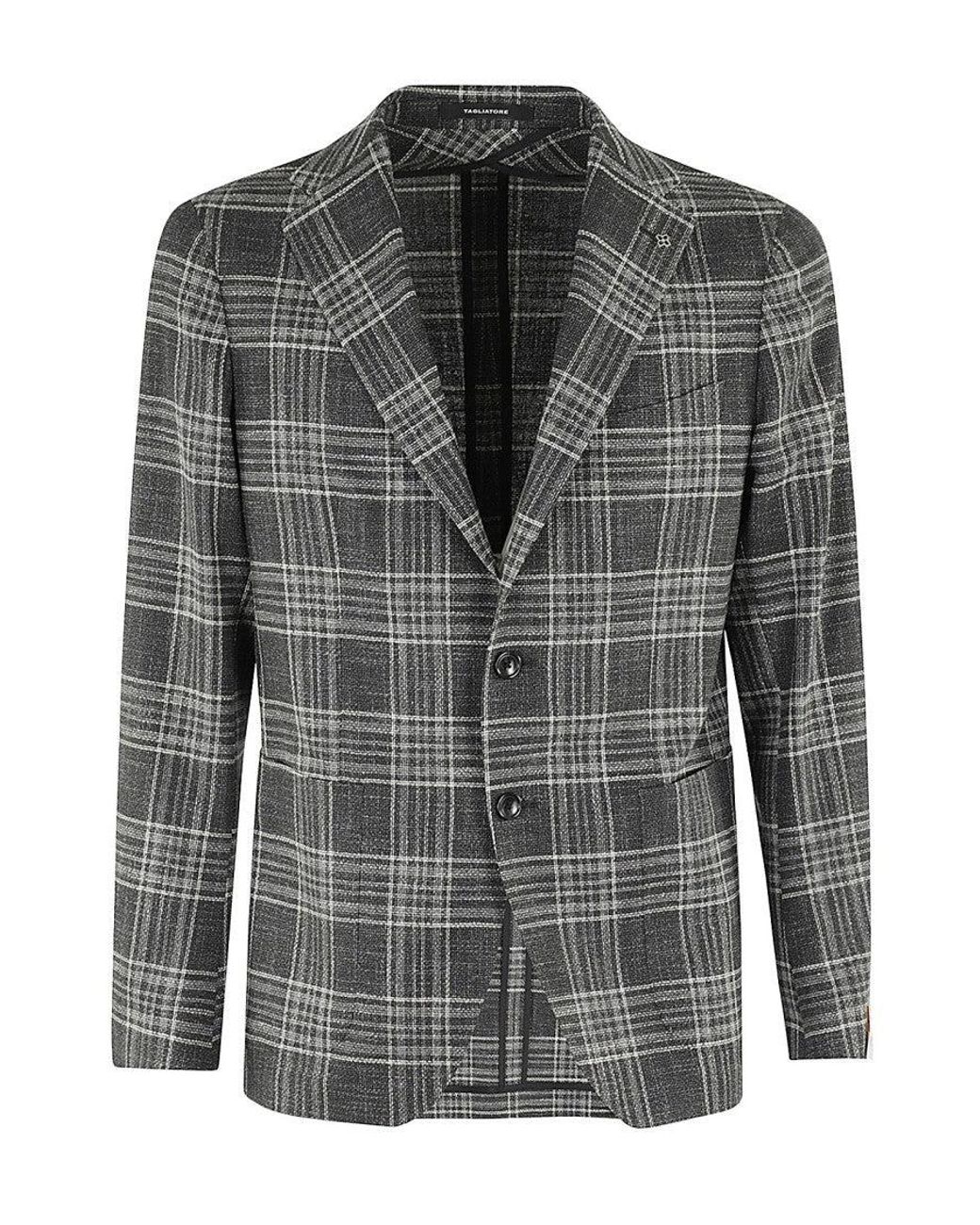 Tagliatore Black Monte Carlo Jacket for men