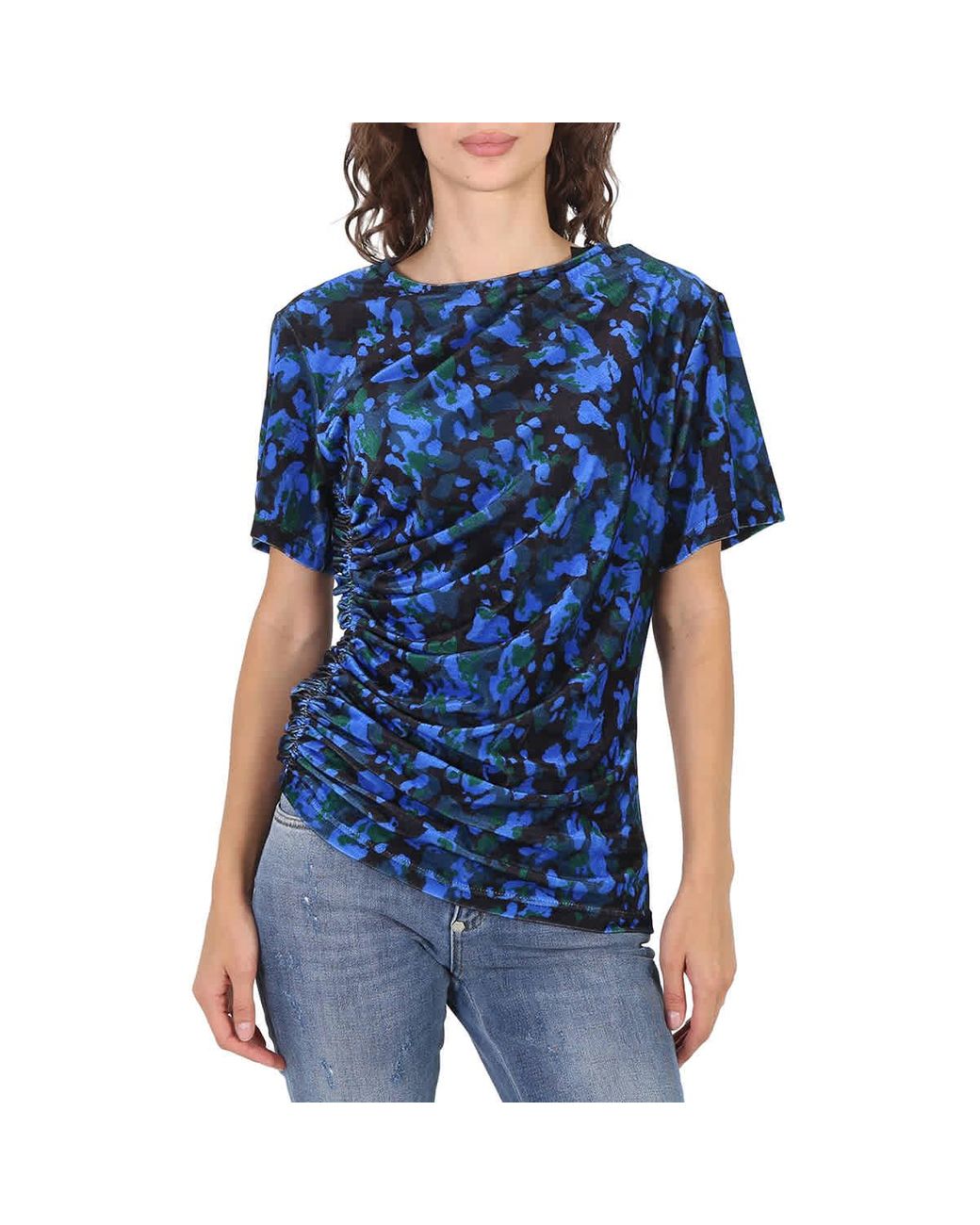 Atlein Blue Velet Gatherside Top