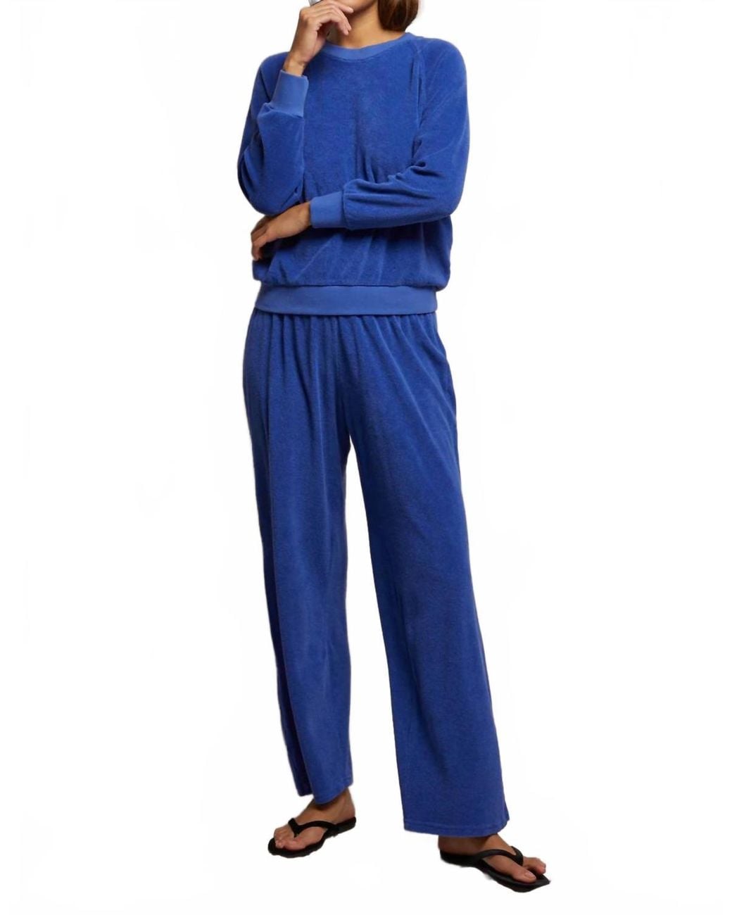 PERFECTWHITETEE Blue Katie Terry Pants