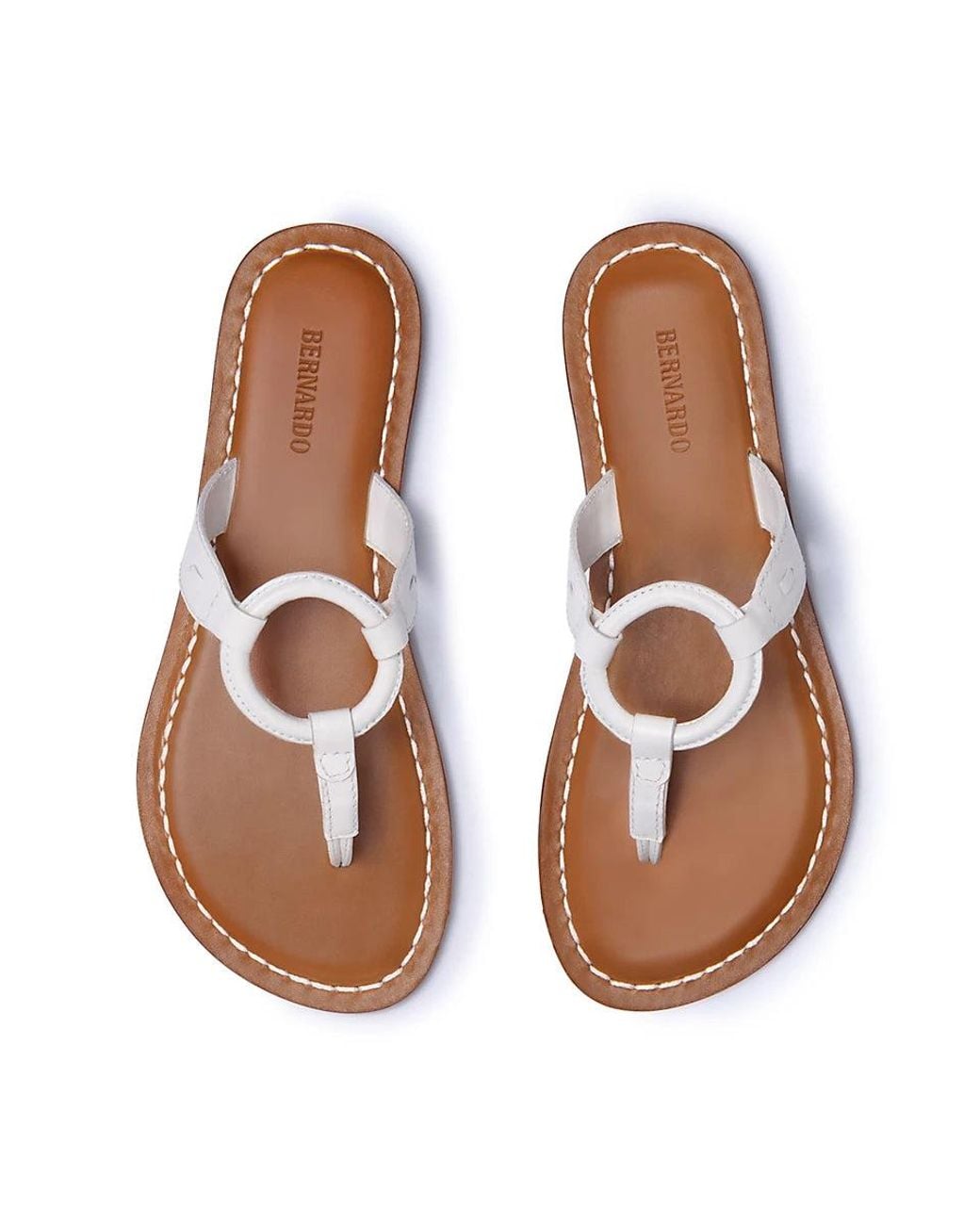 Bernardo Brown Matrix Flip Flops