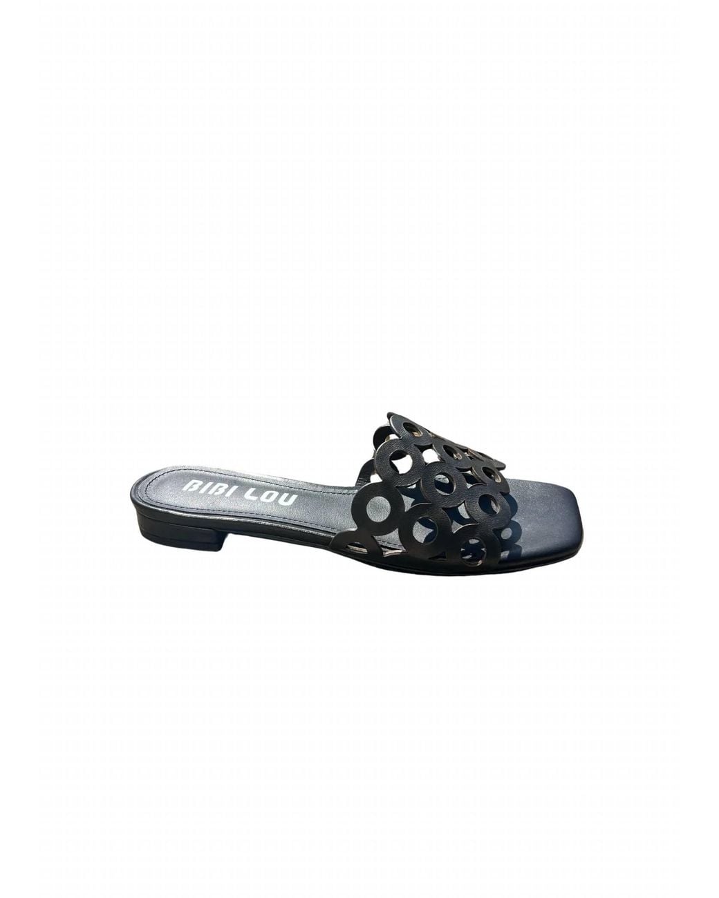 Bibi Black Lou Oribu Flat Sandal