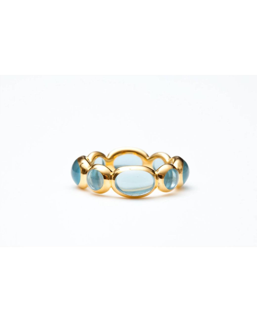 Avenue Chic Black Ovali Eternity Stacking Ring