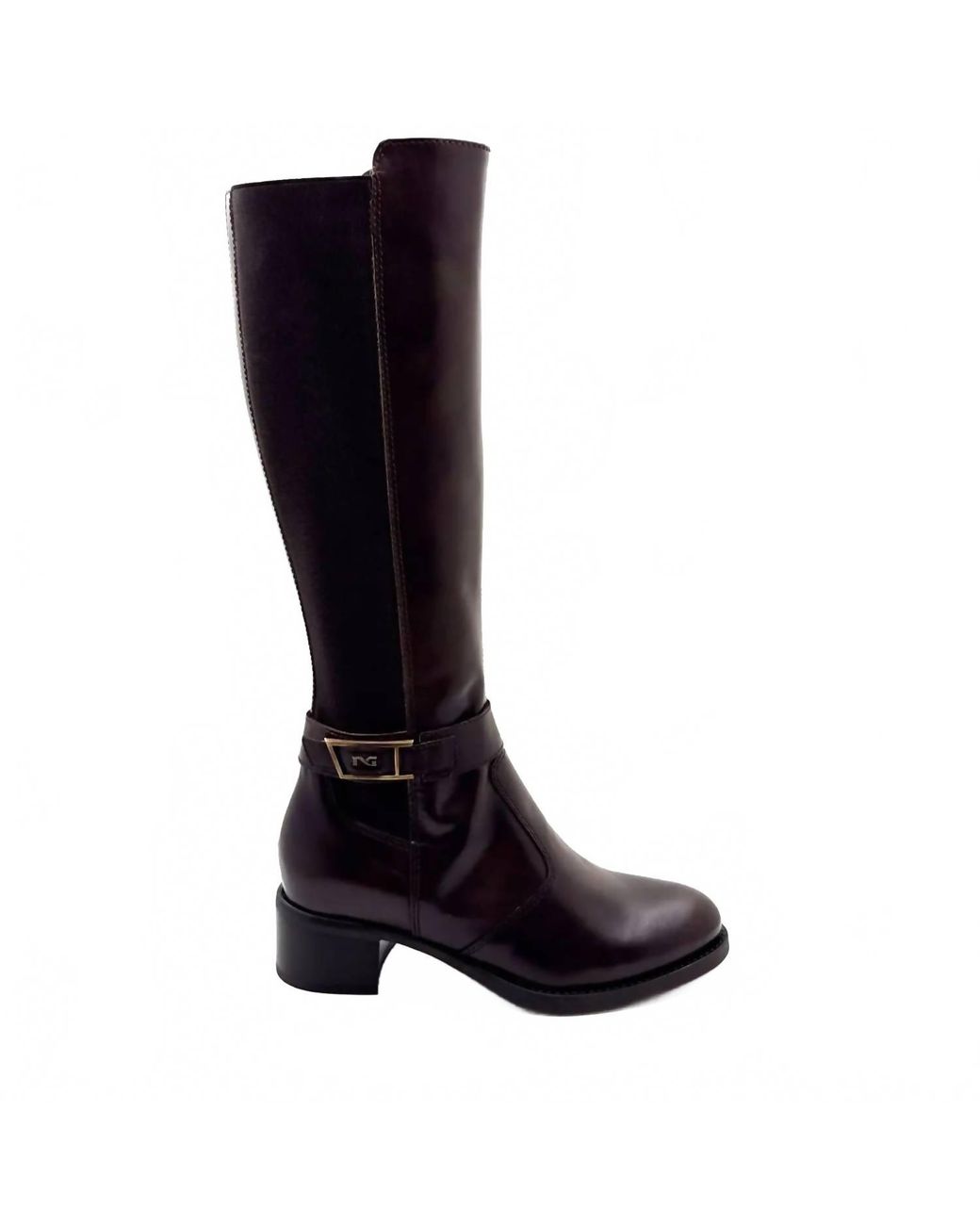 Nero Giardini Black Elastico Riding Boot