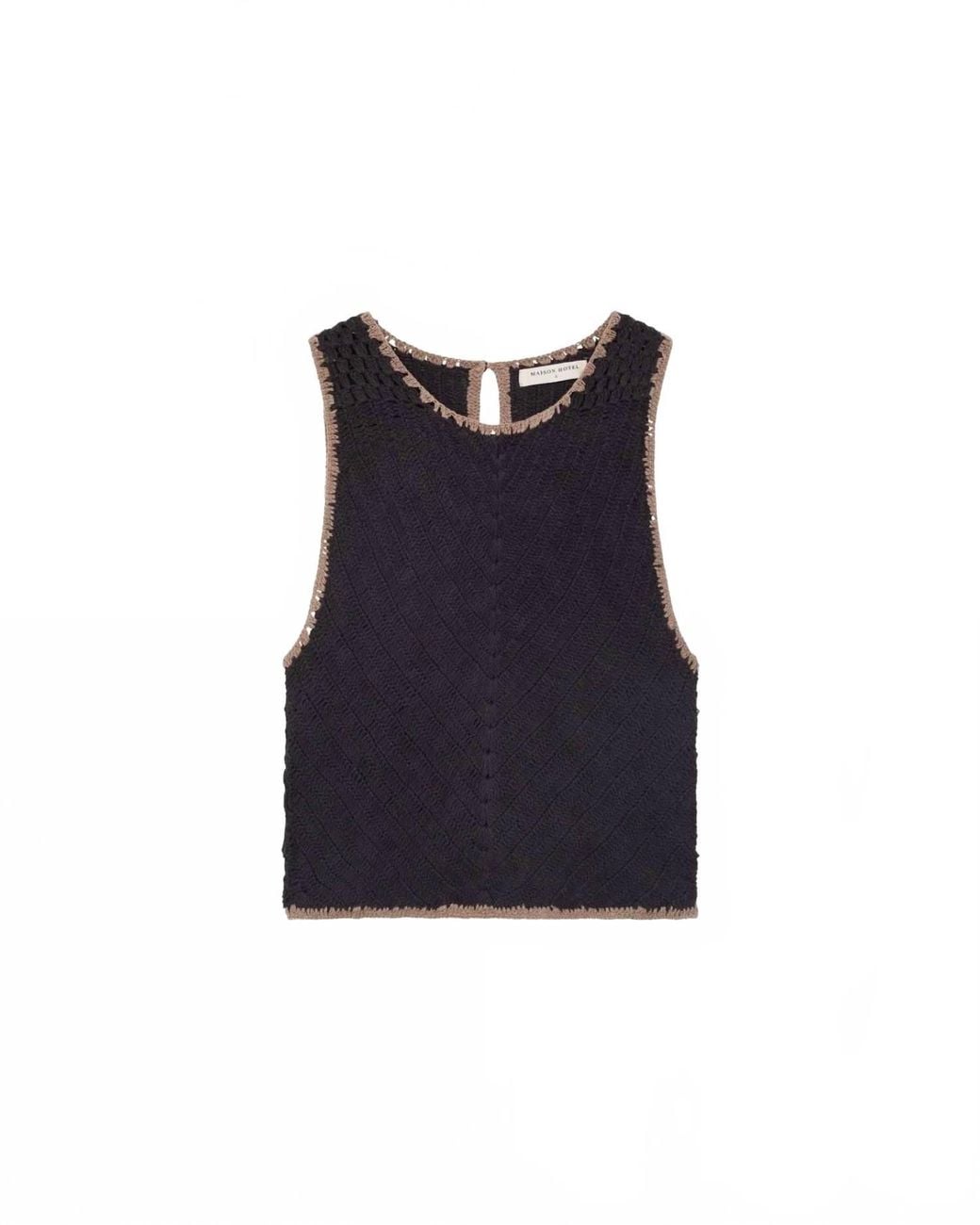MAISON HOTEL Blue Jade Top